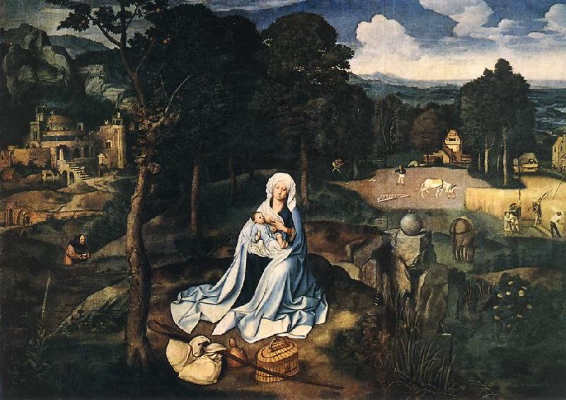 PATENIER, Joachim Rest during the Flight to Egypt af